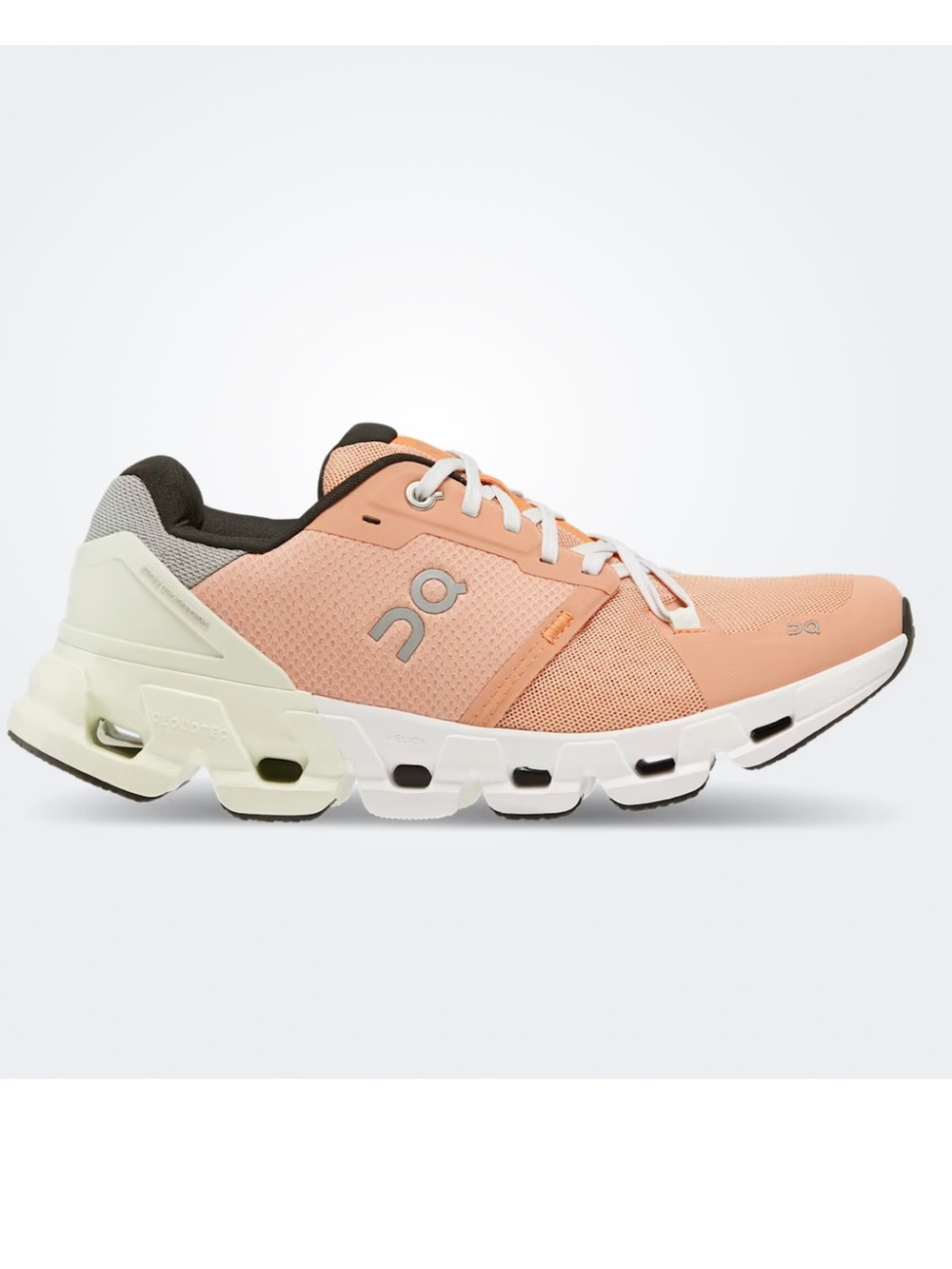 On Running Women's Cloudflyer 4 Peach and Aloe Running Shoes